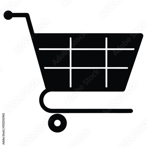 shopping cart line art silhouette vector illustration, Shopping Cart, Shopping cart silhouette set vector illustration isolated On Transparent Background, Shopping cart icon set, Shoping Cart.