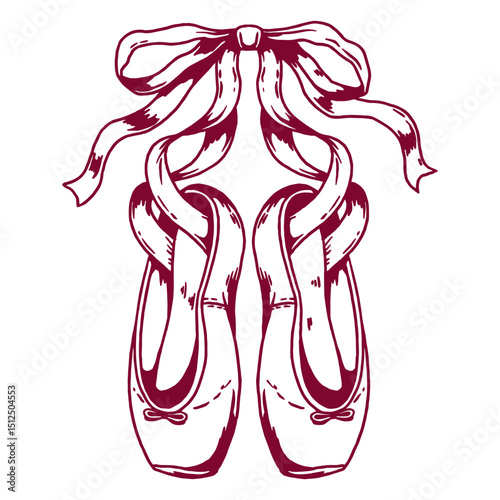 Romantic ballet shoes design