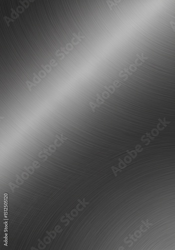 The image displays a detailed texture of brushed metal with soft lighting effects and subtle curves.