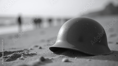 Helmet on the Beach – D-Day Remembrance
