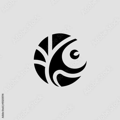 Color shifting chameleon design vector illustration