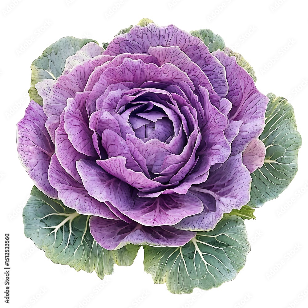 Fototapeta premium cabbage isolated on white