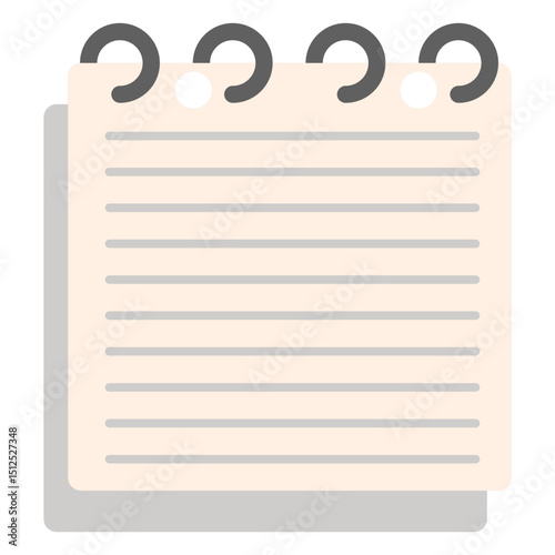 Notepad with a note on it