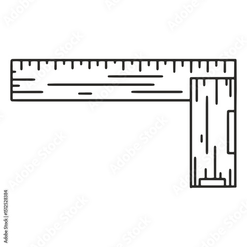 L square ruler stroke