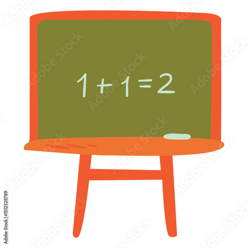 Chalk board semi flat