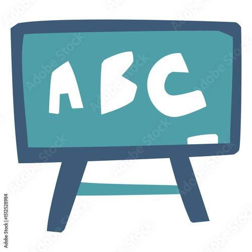 Whiteboard ABC flat