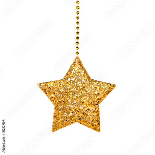 Christmas tree decoration isolated photo