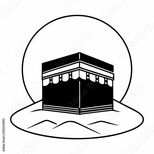 Kaaba mecca islam holy site transparent icon