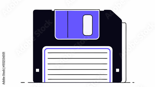 Floppy Disk Concept  Design vector illustration
