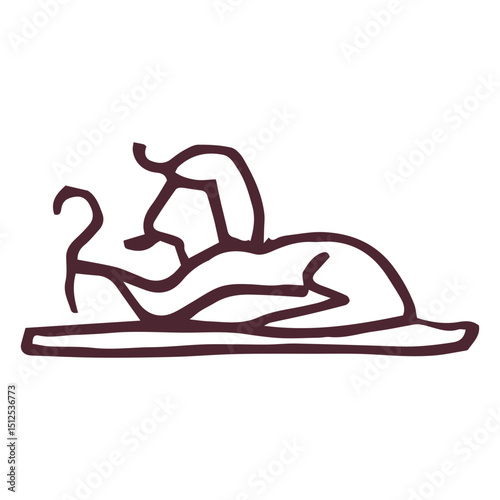 Egyptian sphinx symbol symbol