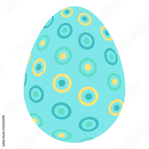 Egg easter painted easter egg easter egg pattern spot circle flat