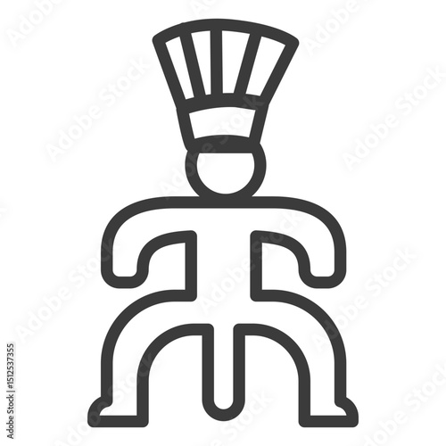 Crown posture phallus fertility stroke