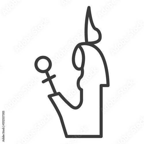 Divinity crown scepter sceptre cross stroke