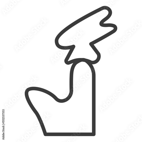 Head divinity posture stroke