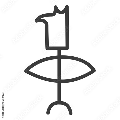 Head eye dog ra wand staff stroke
