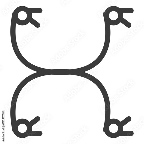 Hieroglyph circle sign stroke