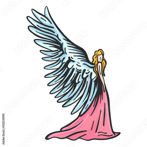 Angel wing flat
