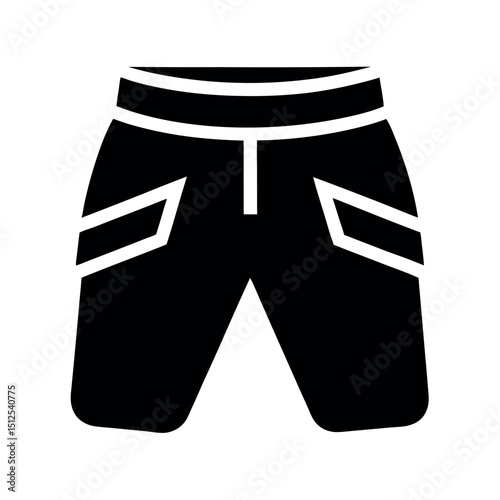 Hockey Pant Silhouette Vector
