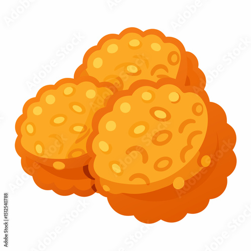 cookies isolated on white
