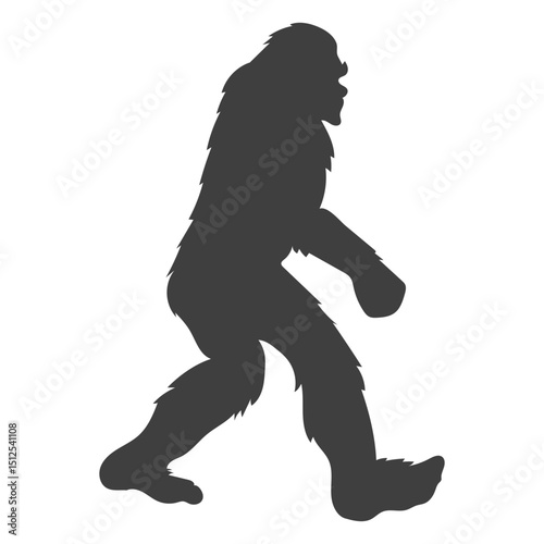 Big large creature bigfoot black