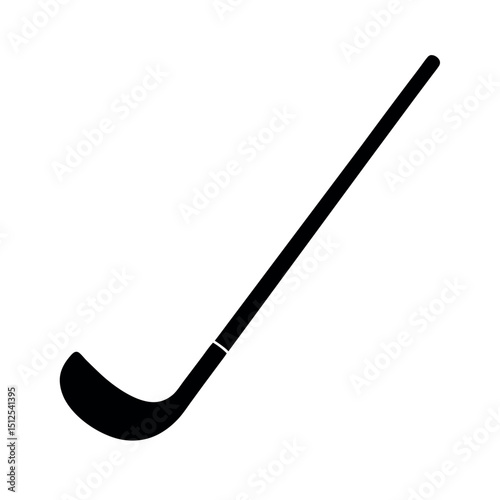 Hockey Stick Silhouette Vector