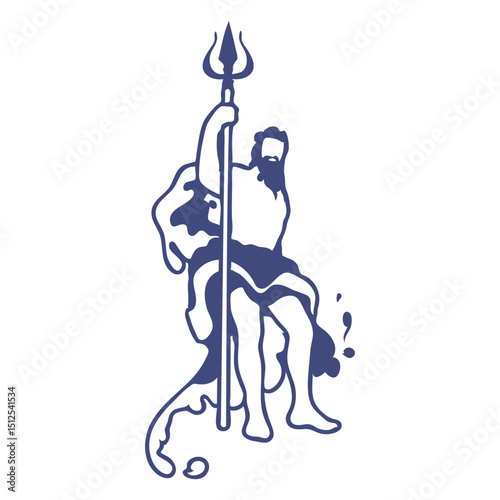 Greek god poseidon