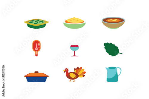 Food Variety  Bundle Vector Design
