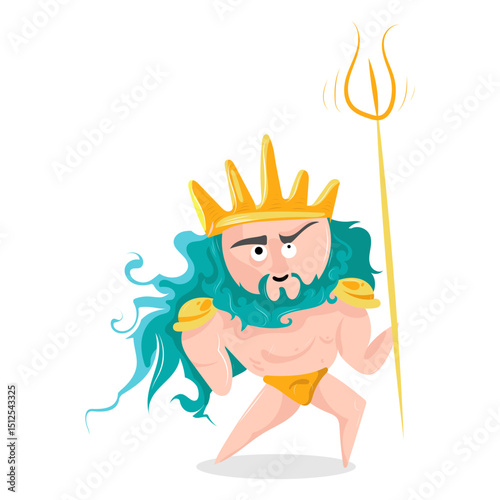 Character god poseidon