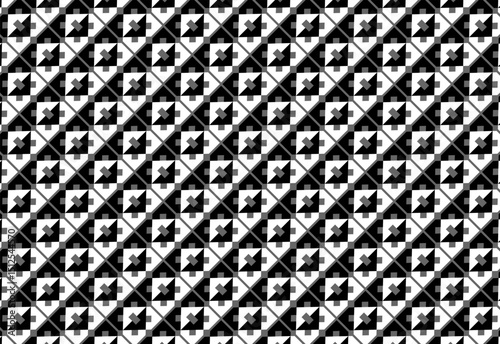 Seamless geometric pattern style color monochrome with square shapes triangel house icon, Ideal for textile, fashion, wallpaper, and digital backgrounds. Clean, modern, and fully repeatable.