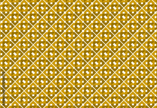 Seamless geometric pattern style color elegant gold with square shapes triangel house icon, Ideal for textile, fashion, wallpaper, and digital backgrounds. Clean, modern, and fully repeatable.