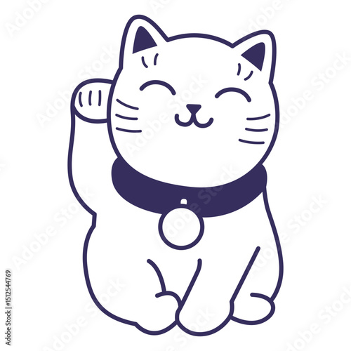 Maneki neko stroke