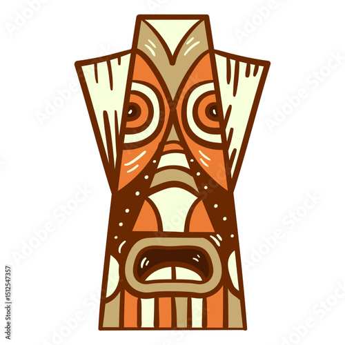 Hawaiian tiki flat