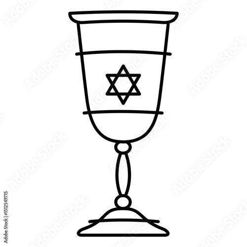 Kiddush cup Shabbat stroke