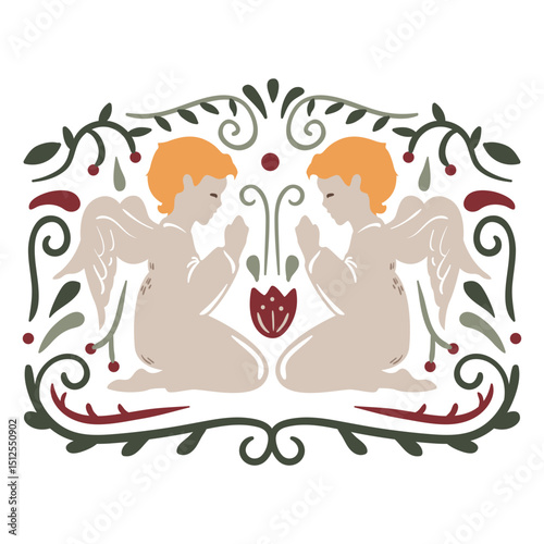 Angels organic design semi flat