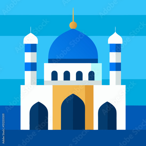 vector illustration of mosque