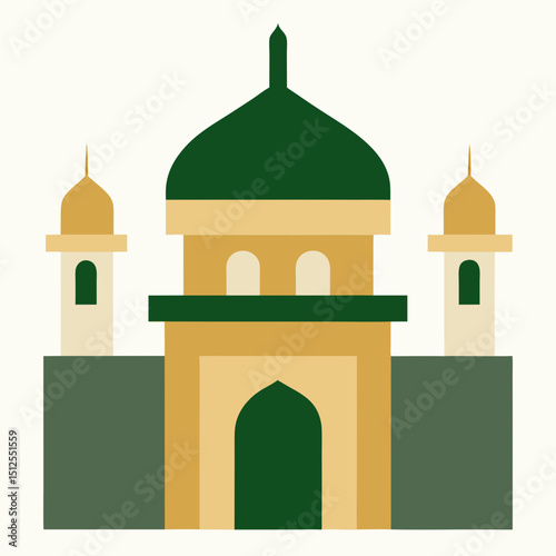 vector illustration of mosque