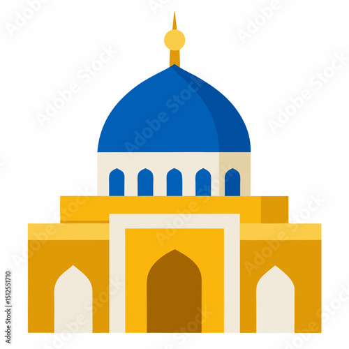 vector illustration of mosque