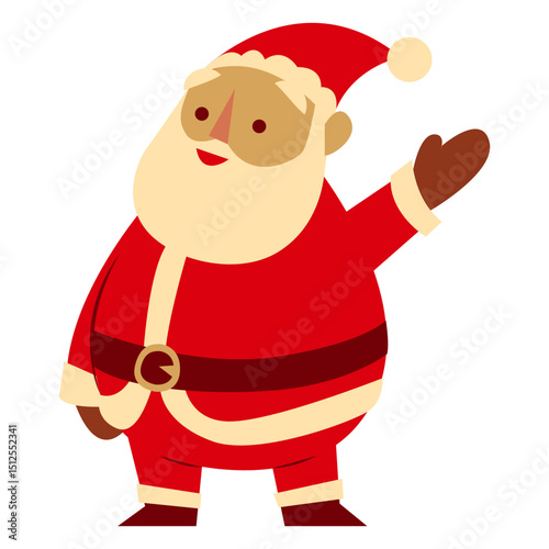 Waving Santa Claus