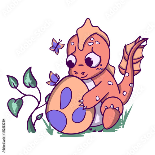 Baby dragon egg mythological fire creature