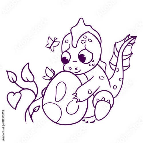 Baby dragon egg creature