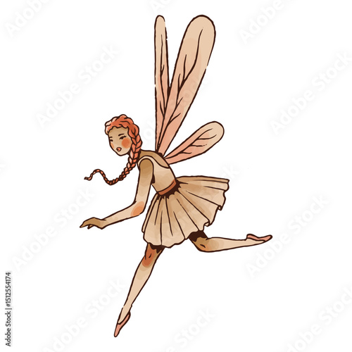 Fairy color stroke dancing
