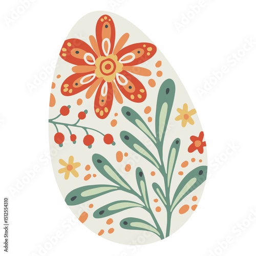 Easter egg flat nature