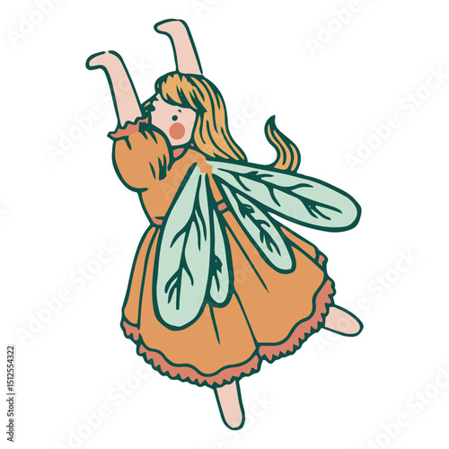 Fairy magical flying creature