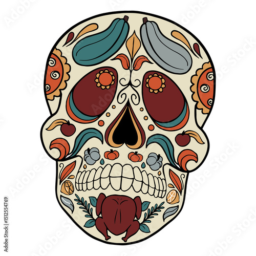 Thanksgiving skull