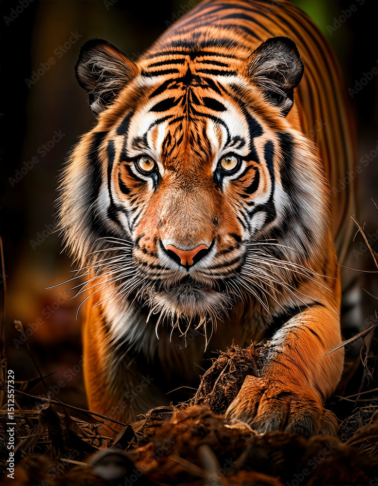 Naklejka premium tigre, felinos, animal, fauna, inhospitalario, felíno, naturaleza, zoo, mamífero, depredador, raya