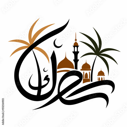 Muharram Vector Illustration – Islamic Lanterns, Prayer, Religious Symbolism, Heritage Concept