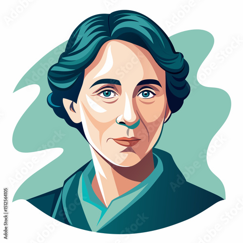 Helen Keller Day Vector Illustration – Empowerment, Deafblind Awareness, Inspiration Concept
