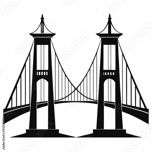 bridge vector illustration