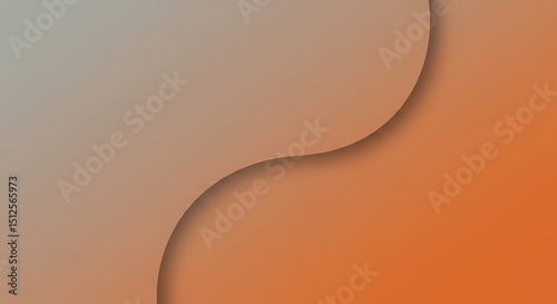 Abstract Gradient Background Soft Orange and Gray Hues
