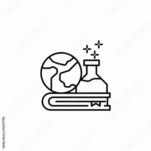 science education icon sign vector